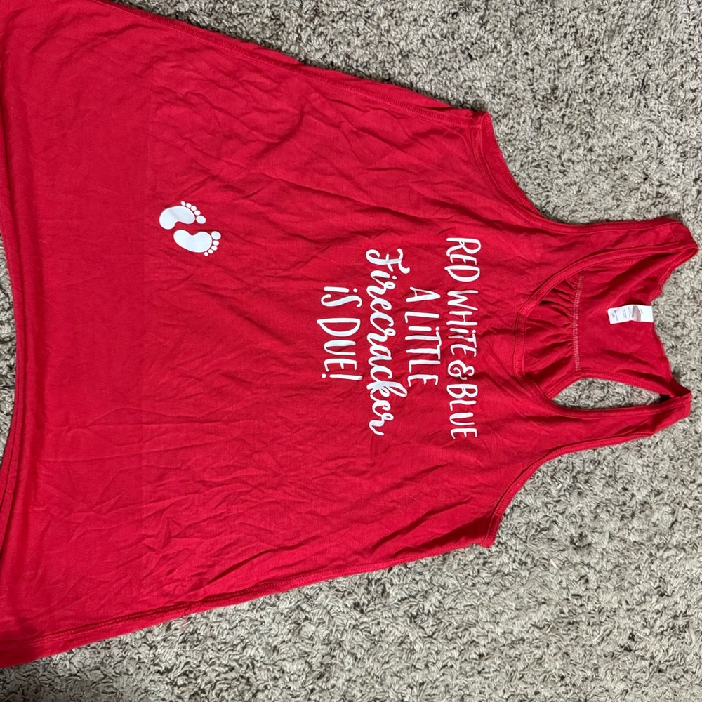 Zara Vibrant Red Tank Top